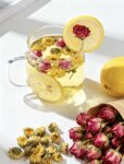 Qi-tonifying health-preserving tea for brightening complexion / Lemon + Rose + Chrysanthemum