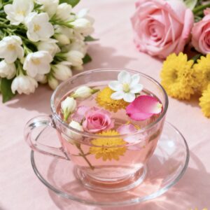 Three-flower Tea/Rose + Jasmine + Chrysanthemum