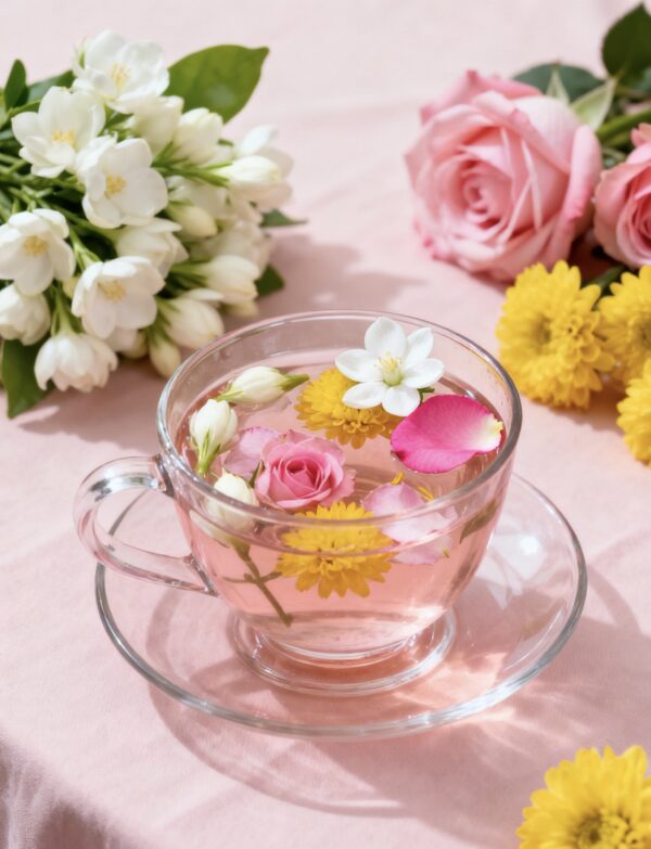 Three-flower Tea/Rose + Jasmine + Chrysanthemum