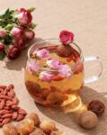 Nourishing Blood and Tranquilizing Mind Tea / Rose + Wolfberry + Dried Longan