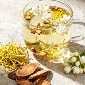 Heat-clearing, Odor-removing and Fire-reducing Tea / Jasmine + Honeysuckle + Licorice