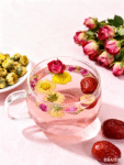 Beauty-Preserving Flower Tea / Rose + Chrysanthemum + Red Date