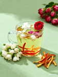 Detoxifying and Beauty-Enhancing Tea / Jasmine + Dried Tangerine Peel + Rose