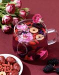 Sleep-aiding /beauty tea/Rose + Red Date + Mulberry Dried + Wolfberry